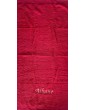 Aperçu d'une serviette de bain fuchsia personnalisée prénom