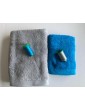 Ensemble turquoise, gris clair