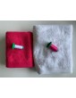 Ensemble fushia, blanc