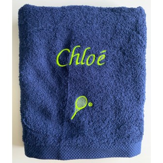 Drap de Bain 100x150 Bleu Marine, C'est pas Bateau !