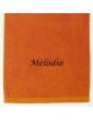 Serviette de bain personnalisée prénom Mélodie