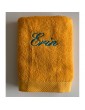Serviette personnalisée prénom Erin et écriture script