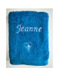 Serviette de Bain Turquoise Personnalisée, la Référence !