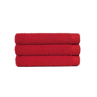 Serviette de Bain Rouge Personnalisée, Réveillez la Passion !