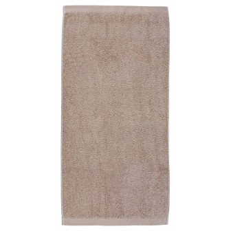Maxi drap de bain taupe personnalisé