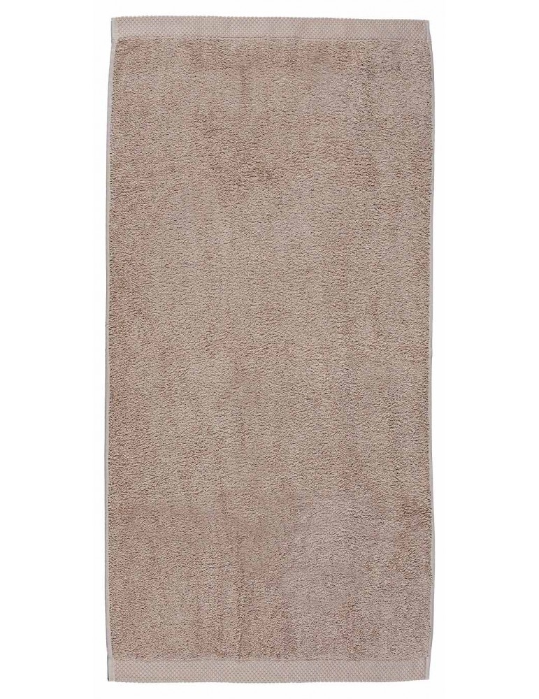 Maxi drap de bain taupe personnalisé