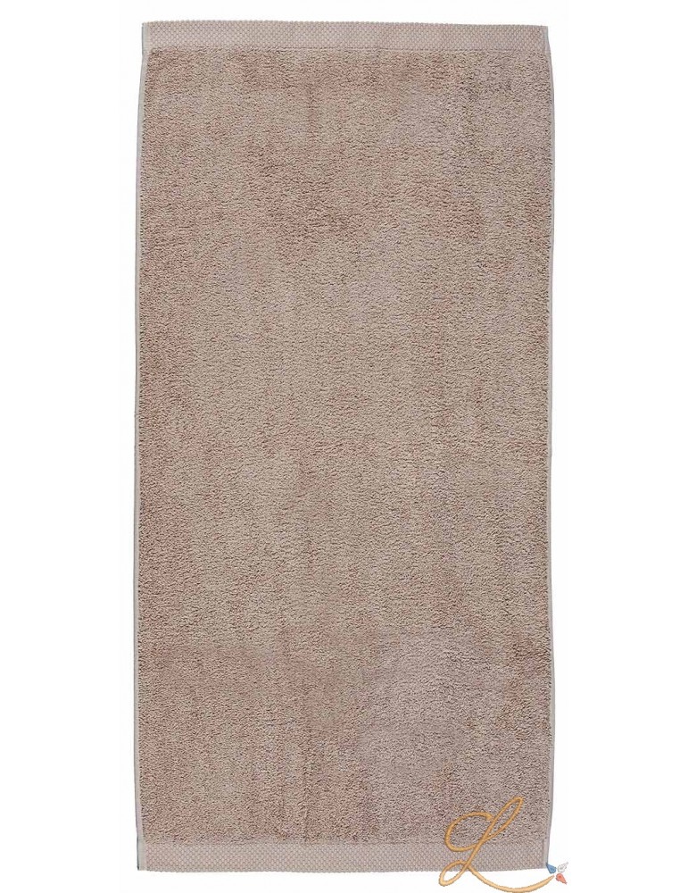 Maxi drap de bain taupe personnalisé