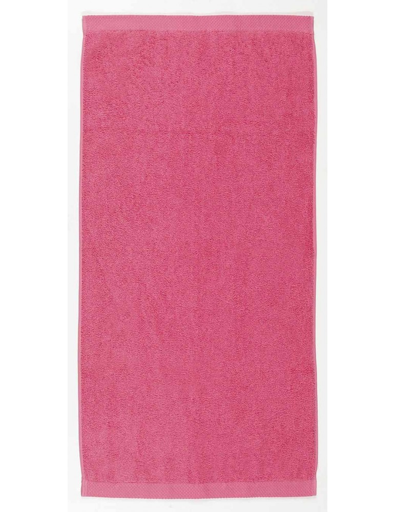 Maxi drap de bain framboise personnalisé
