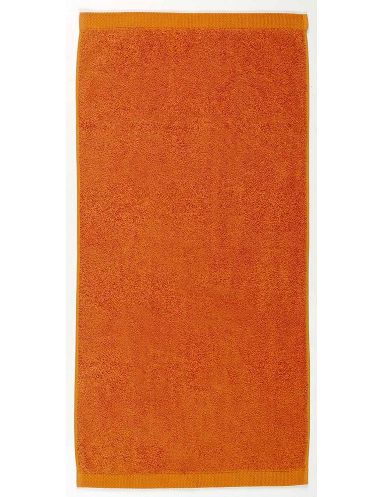 Maxi drap de bain mandarine à personnaliser