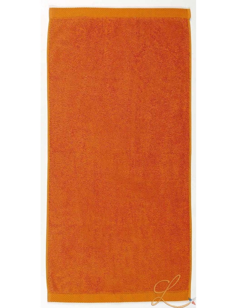 Maxi drap de bain mandarine à personnaliser