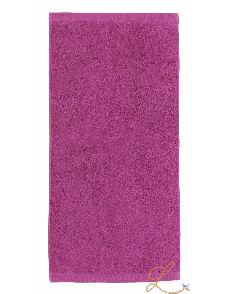 Maxi drap de bain mauve à personnaliser