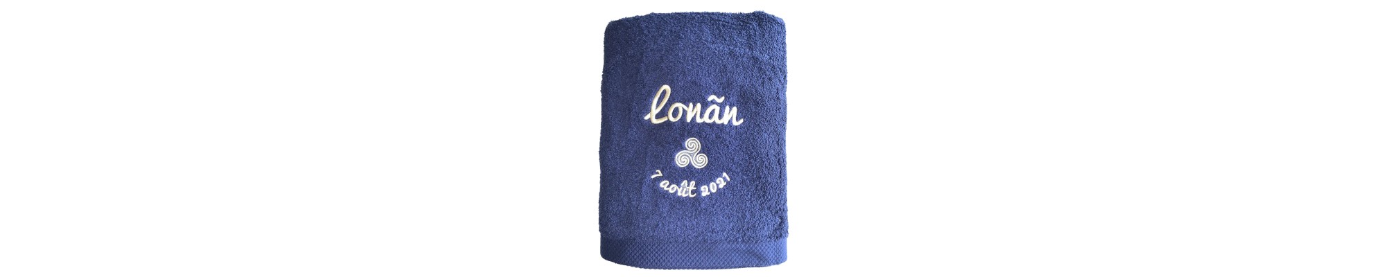 Draps de bain Personnalisés haut de gamme brodés Prénom | Brest
