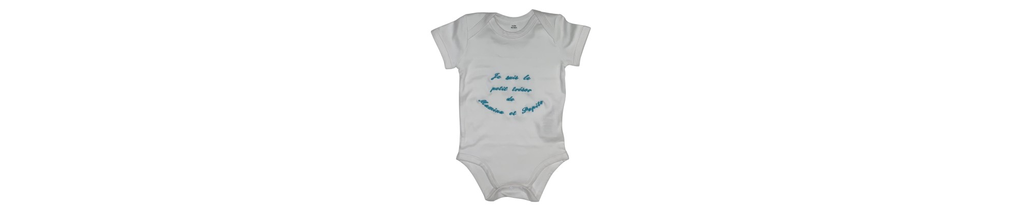 Cadeau de Naissance Personnalisé : Body & Bavoir